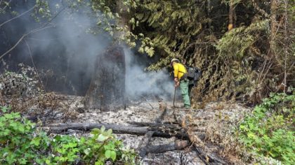 Evacuations eased for Index, Washington, as wildfire slows