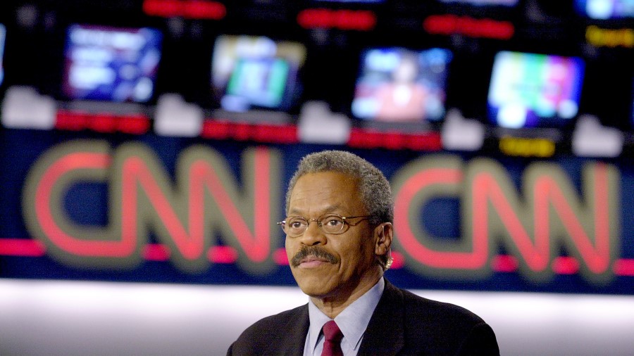 CNN political anchorman Bernard Shaw (Getty Images)...