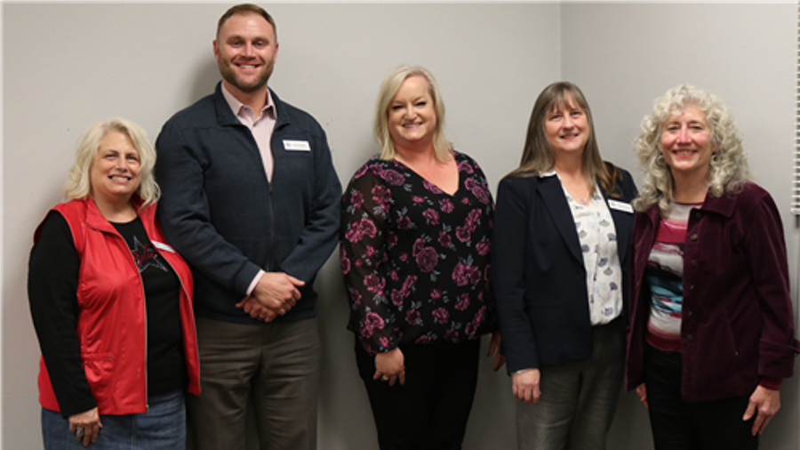 OSD Board of Directors as of Dec. 2, 2021 (L-R, JoAnn Tracy, Rick Slaughter, Carrie Thibodeaux, Mel...
