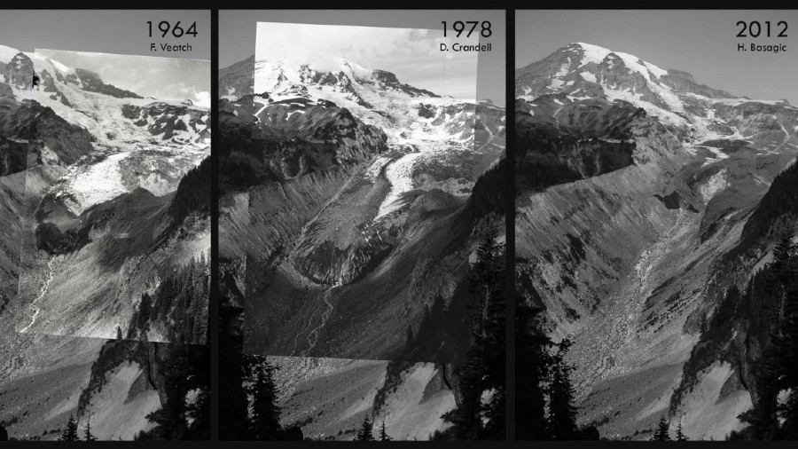 glaciers...