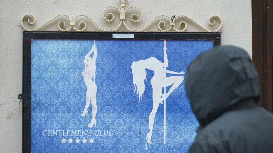 Strip clubs...