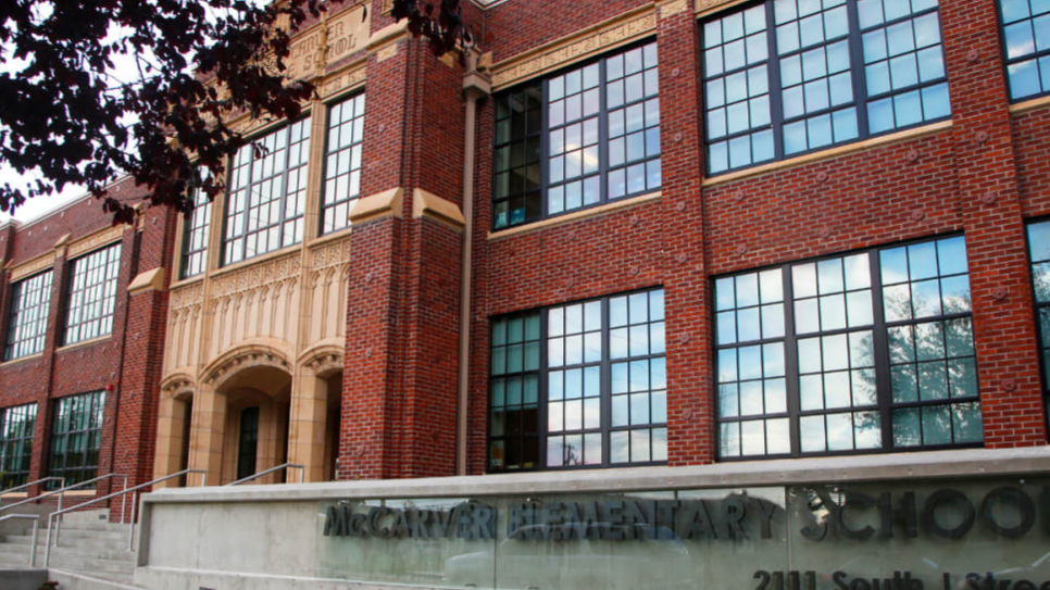 McCarver Elementary School...
