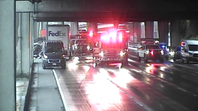 All northbound express lanes are expected to be closed for several hours. (WSDOT)...