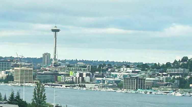 Space needle clouds...