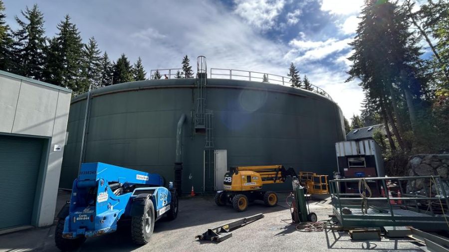 North resevoir water tank in Mercer Island. (Photo courtesy of Mercer Island)...