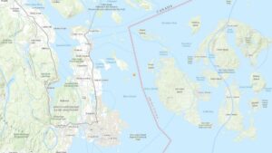 Image: The star shows where an earthquake hit the morning of September 26, 2024.