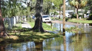 Photo: Flooding caused by Hurricane Milton.