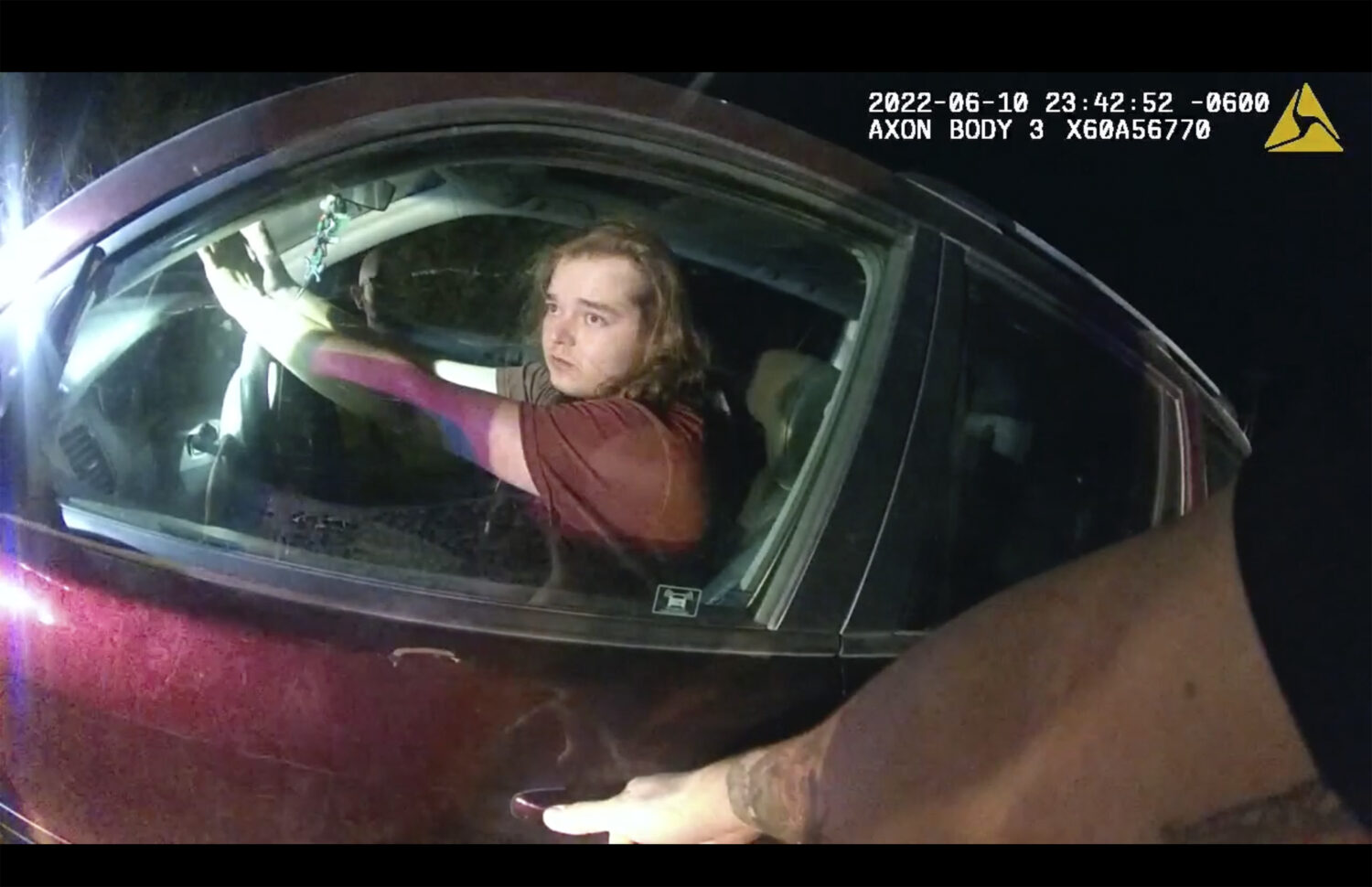 FILE - This image provided by Clear Creek County Sheriff's Office shows video camera footage of the...