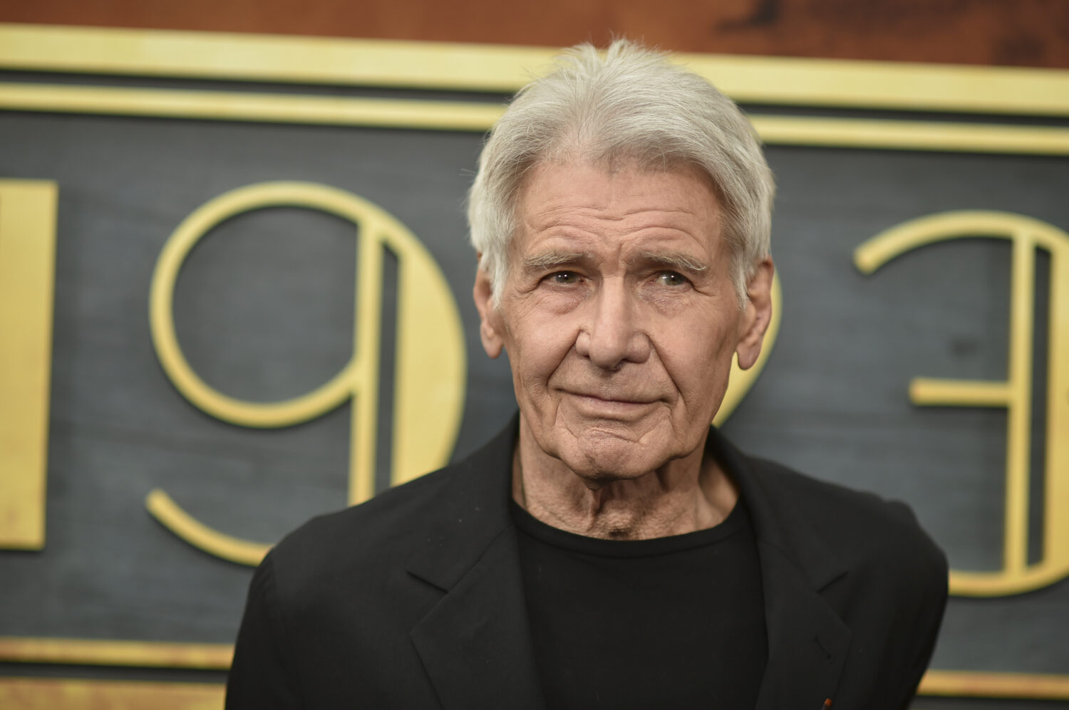 Harrison Ford arrives at an FYC screening of "1923" on Sunday, May 4, 2025, at Linwood Dunn Theater...