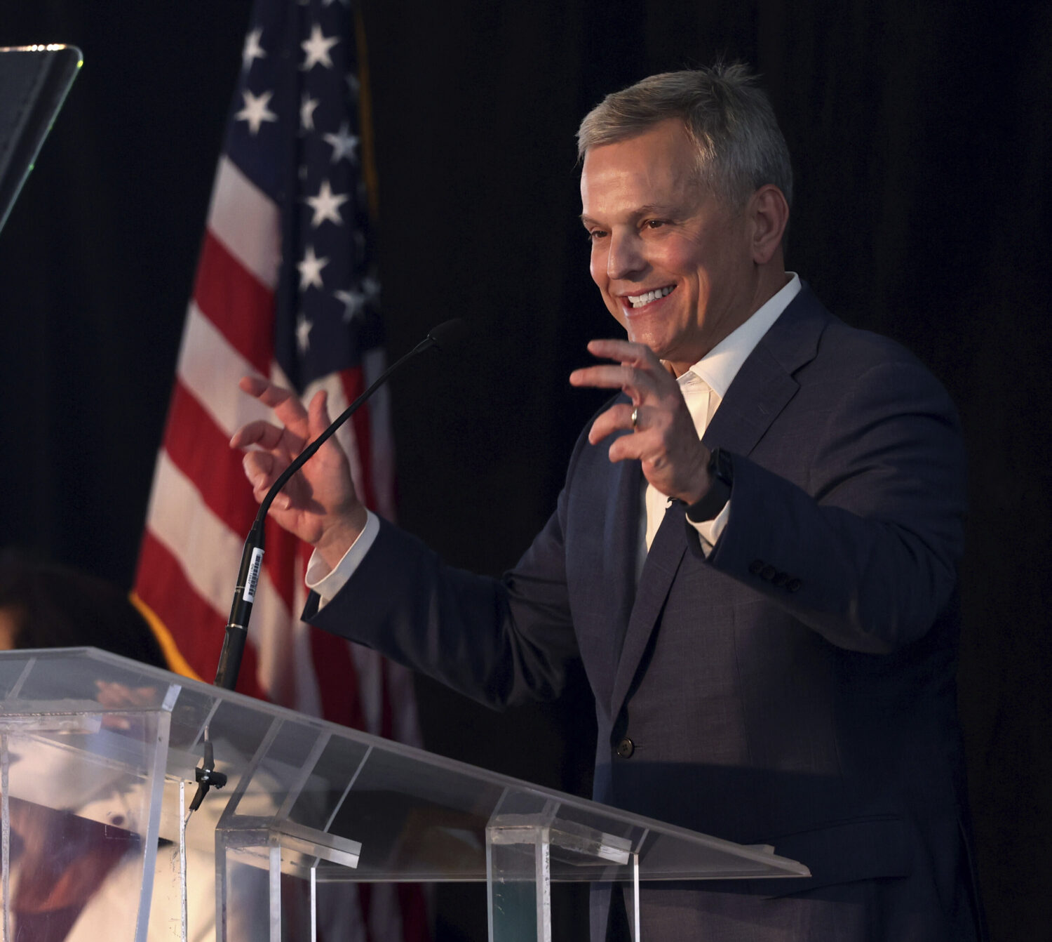 North Carolina governor Josh Stein makes that announcement that JetZero will build its manufacturin...