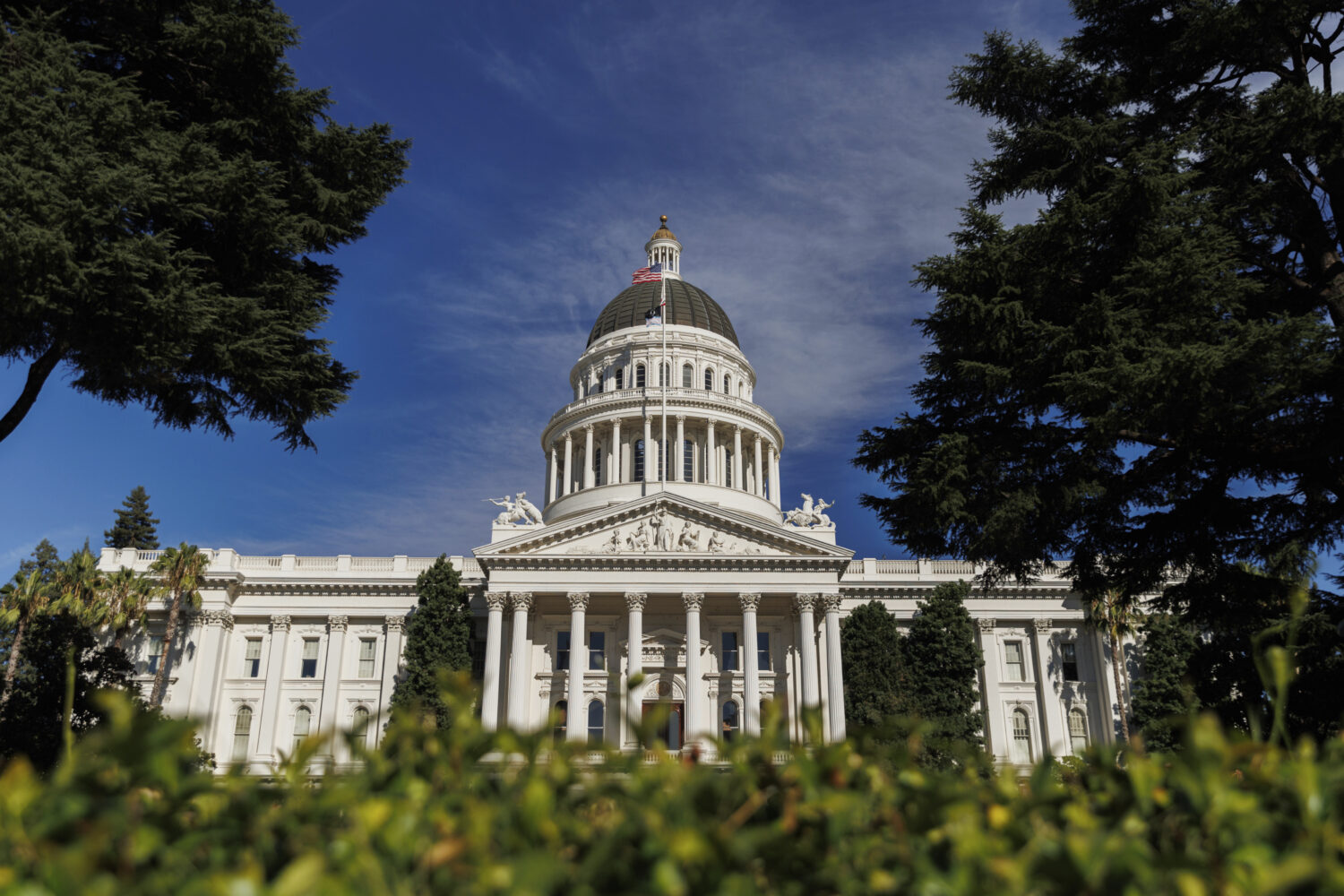 FILE - A view of the California State Capitol in Sacramento, Calif., Aug. 5, 2024. (AP Photo/Julian...