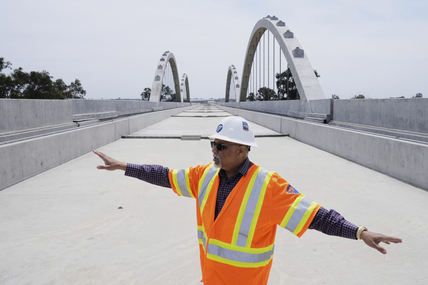 FILE - Garth Fernandez, Central Valley regional director for the California High-Speed Rail Authori...