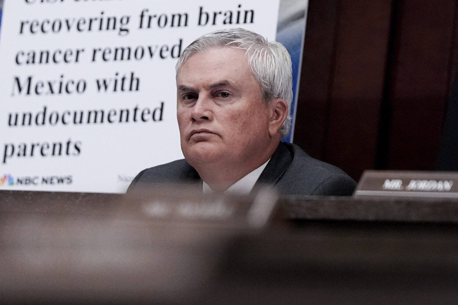 Rep. Jamie Comer, R-Ky., looks on during a House Committee on Oversight and Government Reform heari...