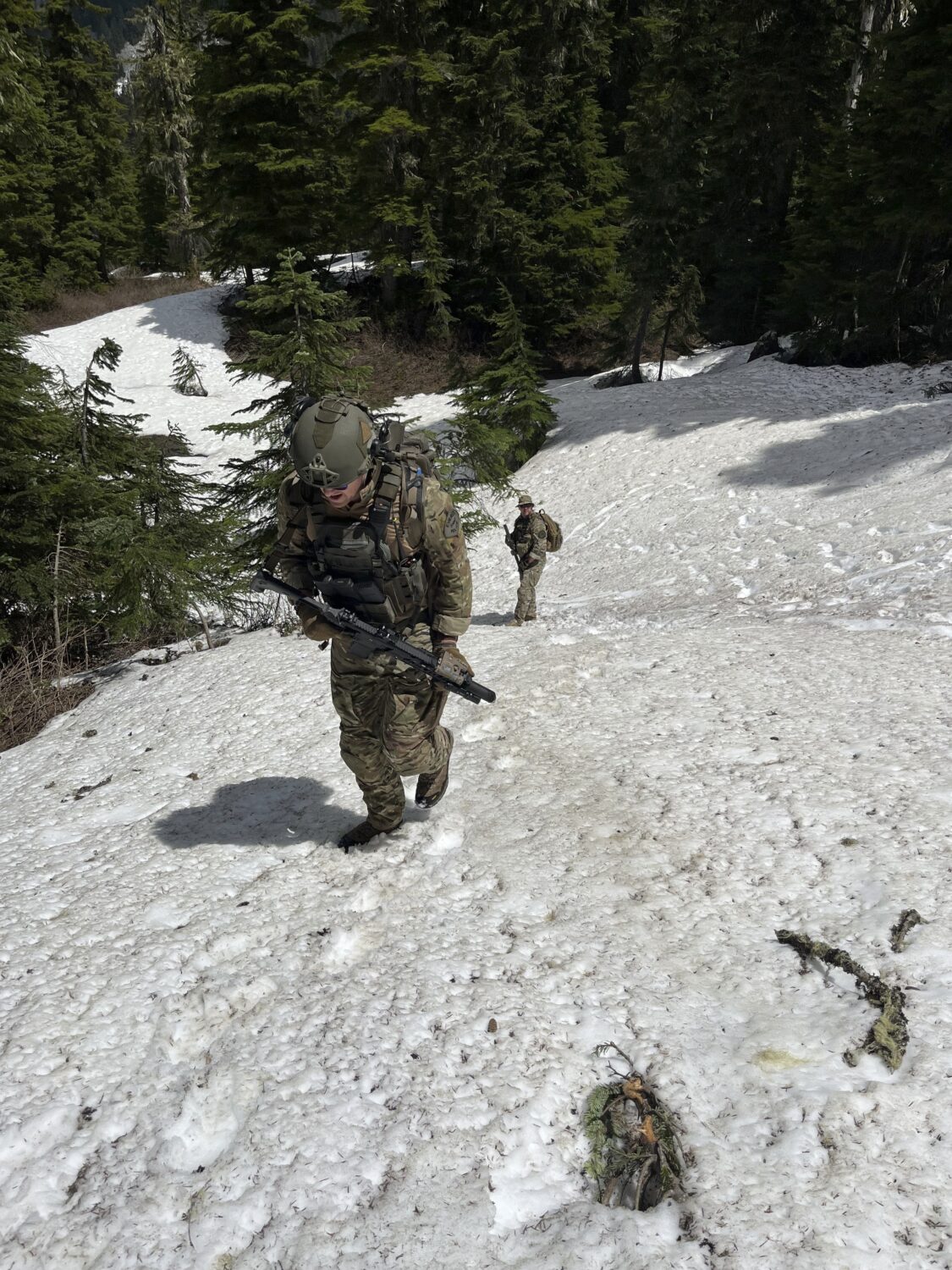 In this handout photo provided by the Snohomish County Sheriff's Office deputies participate in the...