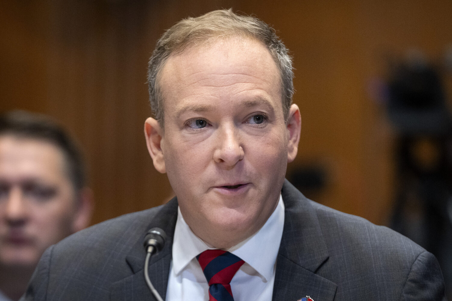 FILE - Former Rep. Lee Zeldin, R-N.Y., President-elect Donald Trump's pick to head the Environmenta...