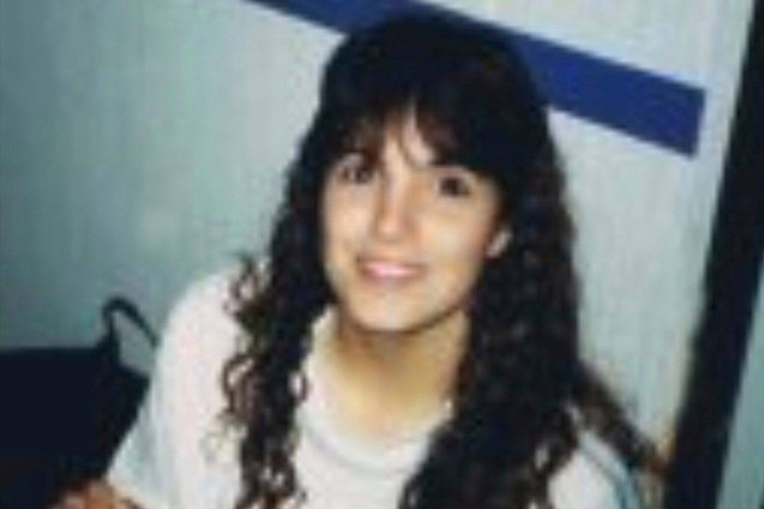 This undated photo released by Maria David shows her sister, Carmen Gayheart, smiling for the camer...