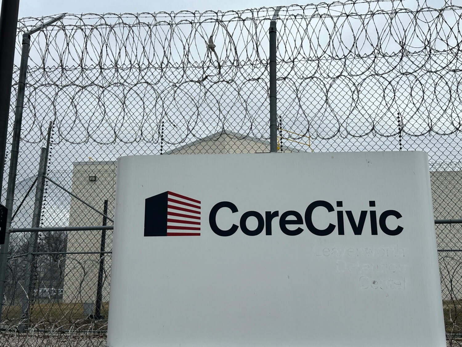 A judge has halted CoreCivic, on Wednesday, June 4, 2025, from housing immigrants facing possible d...