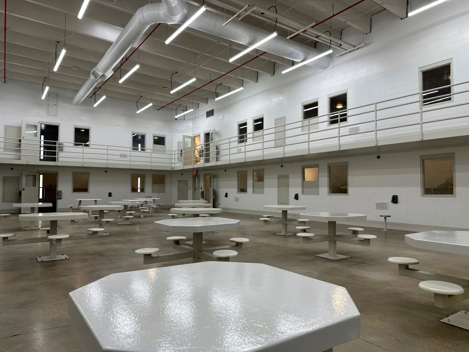 A judge has halted CoreCivic, on Wednesday, June 4, 2025, from housing immigrants facing possible d...