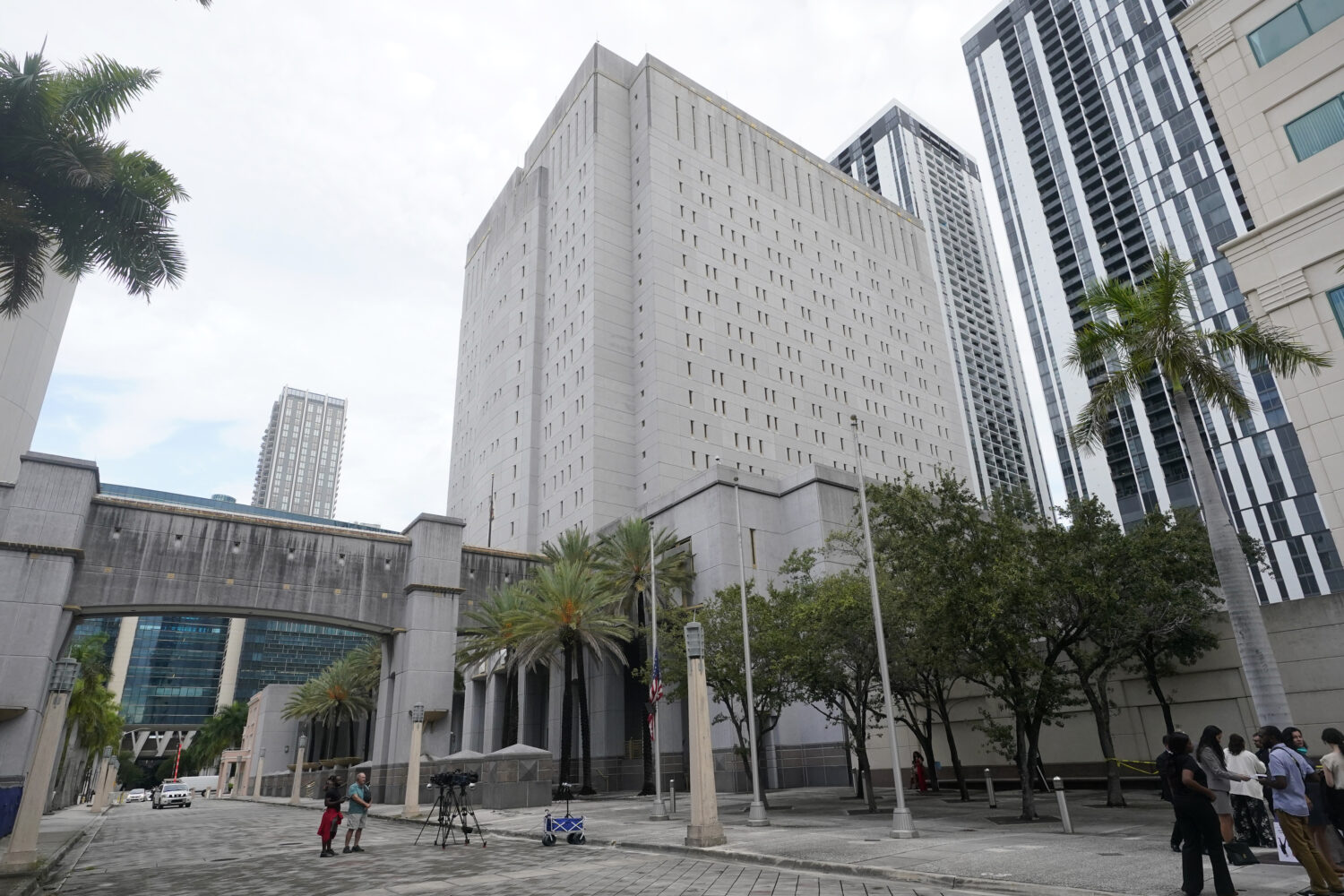 FILE - The Federal Detention Center stands on Sept. 15, 2022, in Miami. (AP Photo/Wilfredo Lee, Fil...