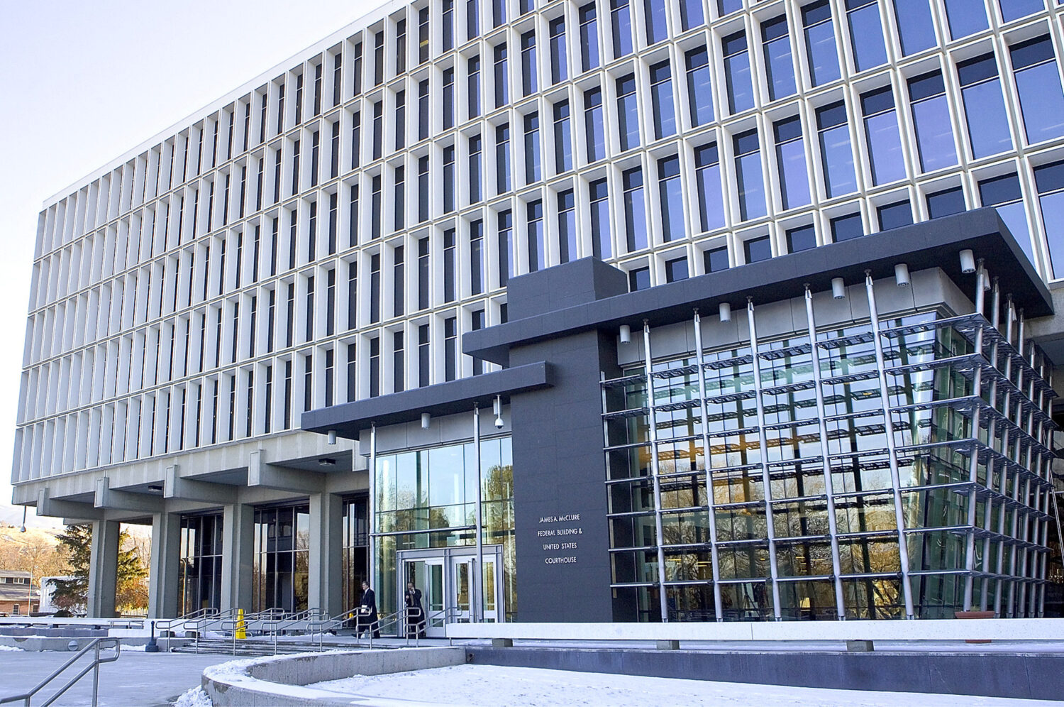 FILE - The James A. McClure Federal Building & United States Courthouse, which houses the U.S. Dist...
