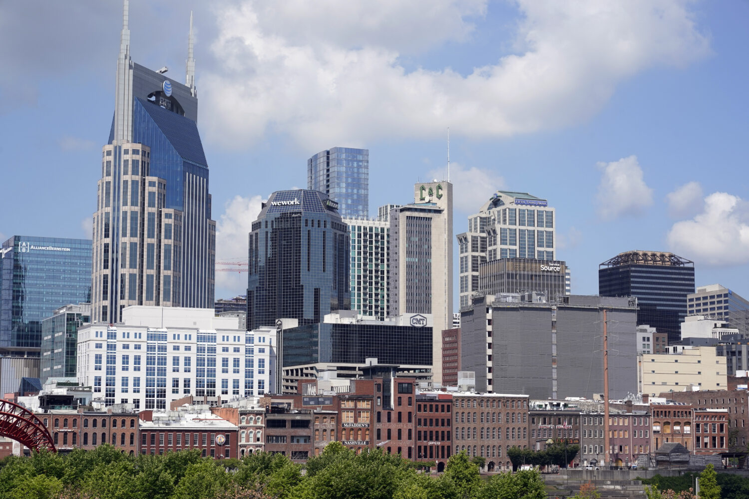 FILE - The Nashville, Tenn., skyline is shown July 11, 2022. (AP Photo/Mark Humphrey, File)Credit: ...