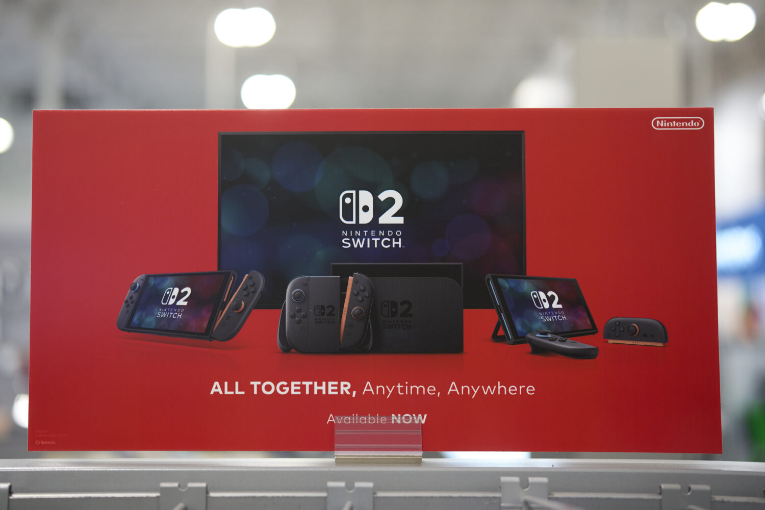 Nintendo Switch 2 display is seen at a Best Buy, Thursday, June 5, 2025, in Nashville, Tenn. (AP Ph...