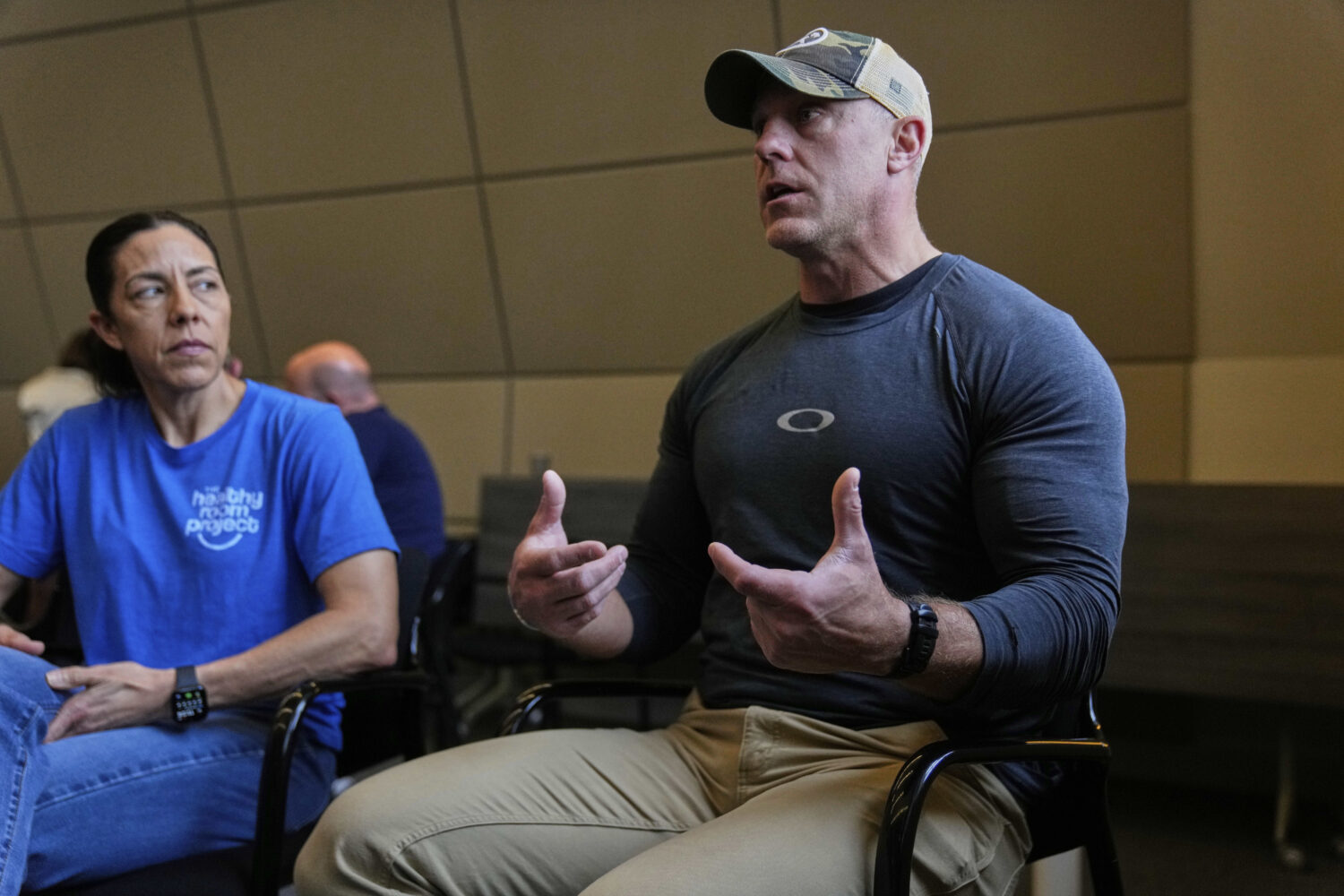 Albuquerue Police Department Cmdr. Ray Del Greco, right, and Los Angeles Police Department Cpt. Yvo...