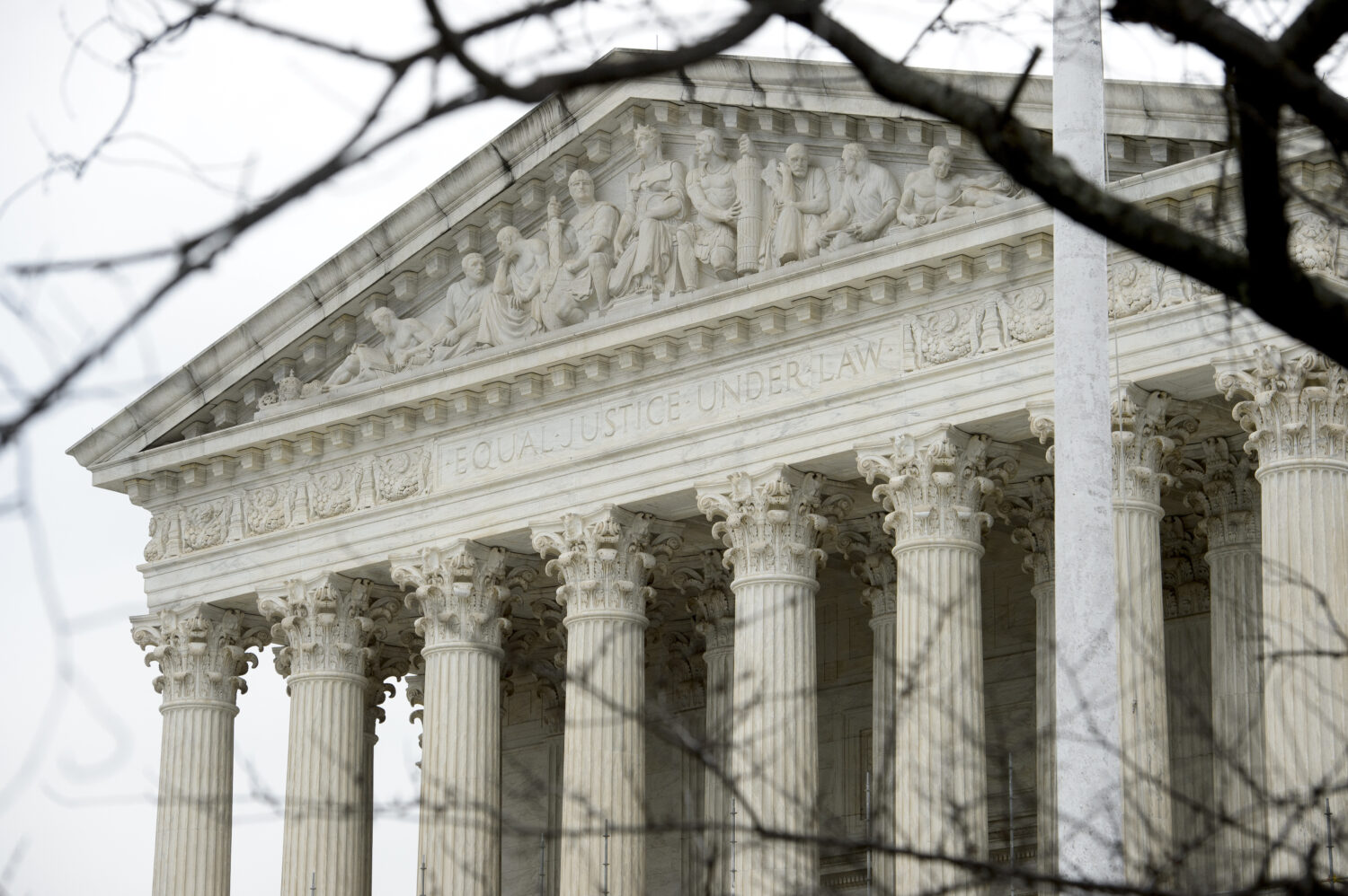 FILE - The Supreme Court is seen on Capitol Hill, Feb. 27, 2025, in Washington. (AP Photo/Rod Lamke...