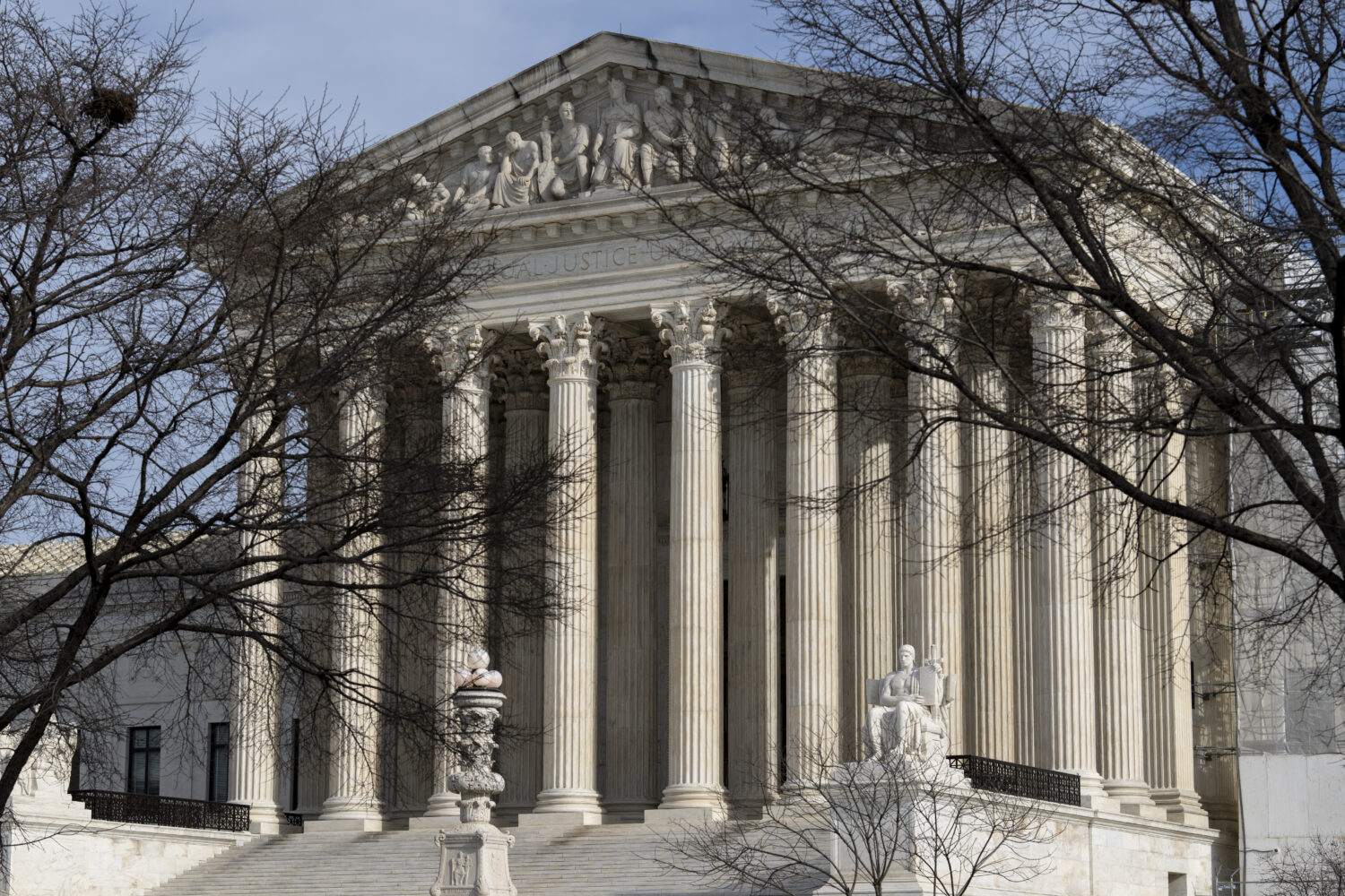 FILE - The Supreme Court is seen on Capitol Hill in Washington, Dec. 17, 2024. (AP Photo/J. Scott A...