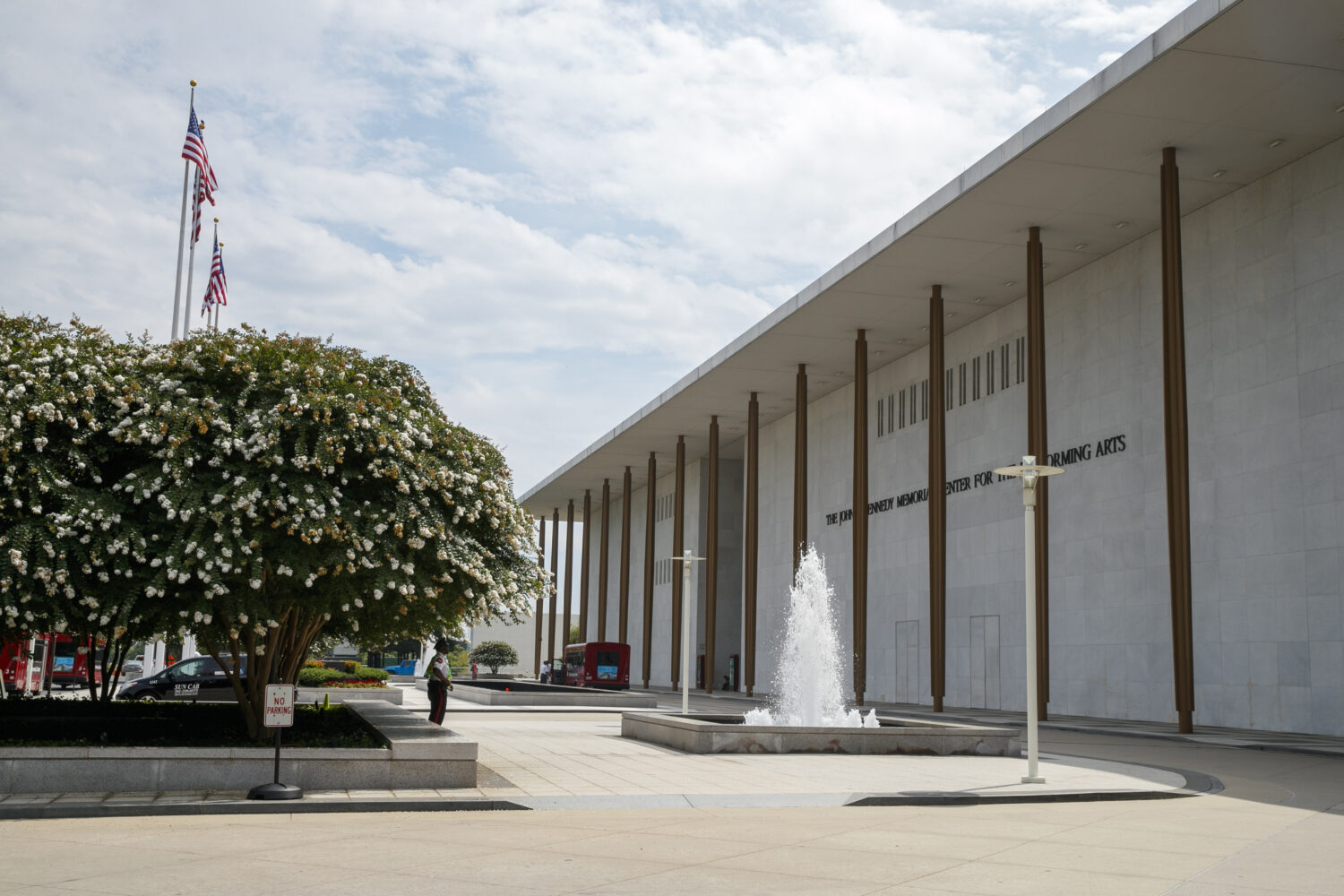 FILE - The Kennedy Center is seen Aug. 13, 2019, in Washington. (AP Photo/Jacquelyn Martin, File)Cr...