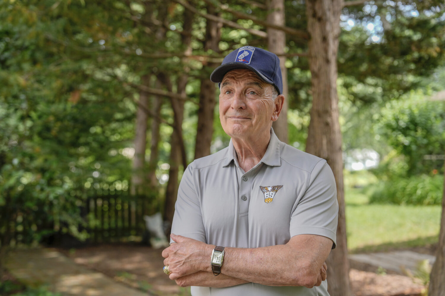 James McDonough poses for a portrait, Tuesday, June 10, 2025, in Crofton, Md. (AP Photo/Julia Demar...