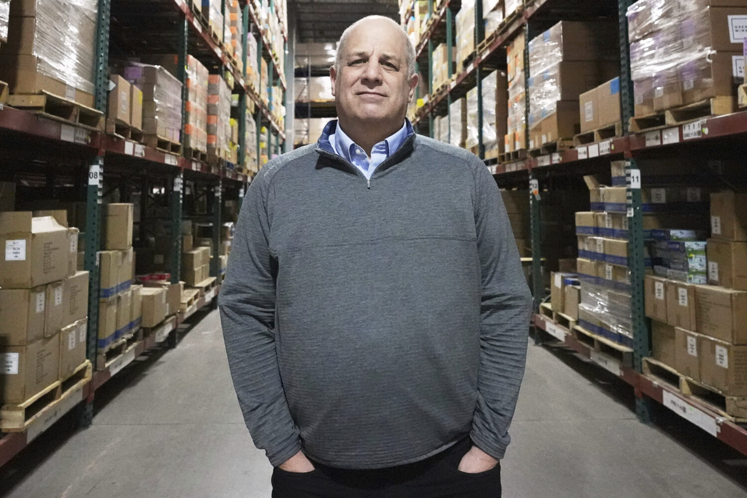 FILE - Rick Woldenberg, CEO of Learning Resources, an educational toy company whose products are ma...