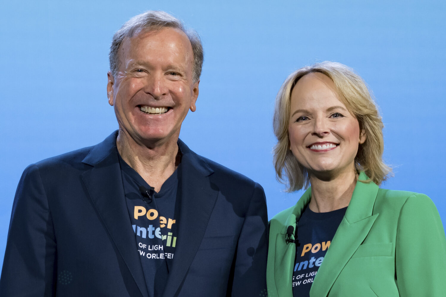 Points of Light president and CEO Jennifer Sirangelo and Neil Bush, chair, speak at the 2025 Points...