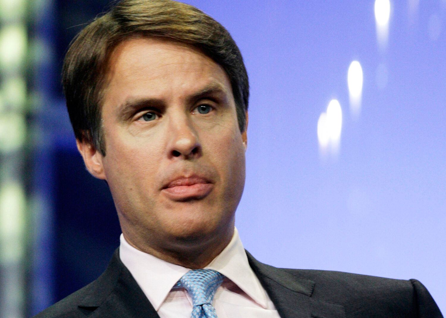 FILE - Terry Moran of "Nightline" speaks during the ABC Press Tour in Beverly Hills, Calif., Thursd...