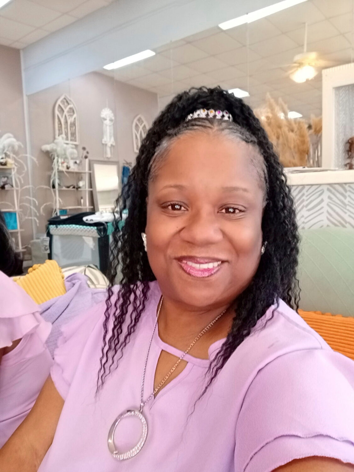 This undated photo provided by BeShea Terry shows a selfie of BeShea Terry in Americus, Ga. (BeShea...