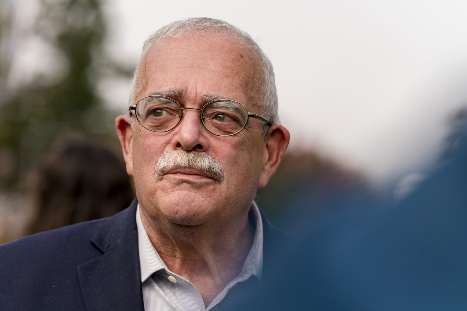 FILE - Rep. Gerry Connolly, D-Va., listens at an event, Oct. 22, 2020, in Fairfax, Va. (AP Photo/Ja...