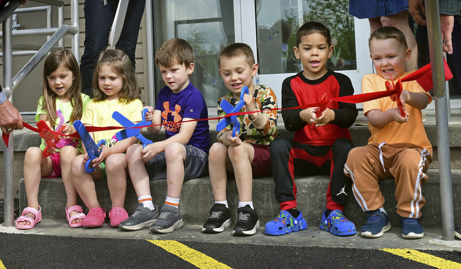 FILE - Pre-K students at The Learning Lamp Center for Children in Somerset participate in a ceremon...