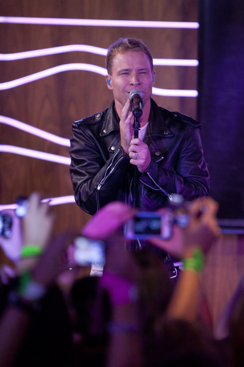 FILE - Brian Littrell, of the Backstreet Boys, attends a meeting with fans for the presentation of ...
