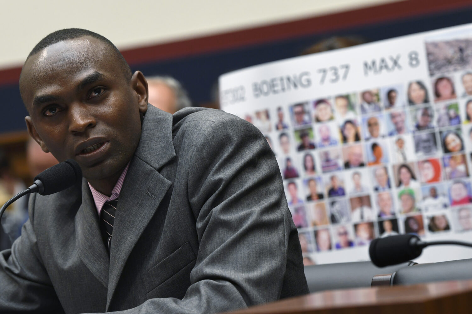 FILE - Paul Njoroge testifies during a House Transportation subcommittee hearing on Capitol Hill in...