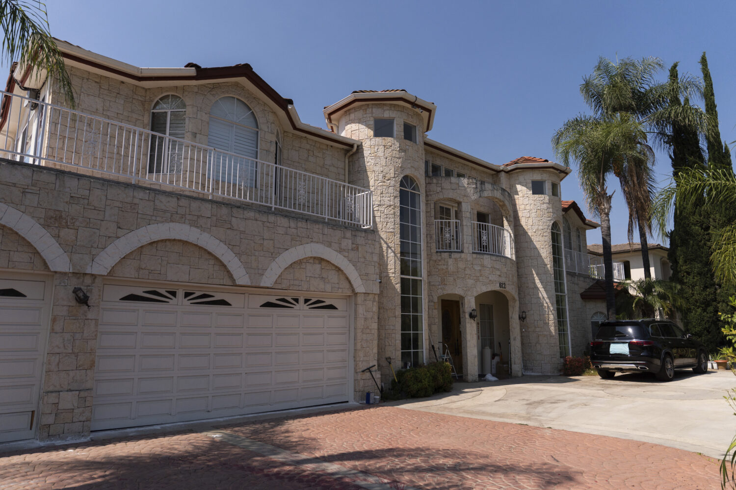 The home of Silvia Zhang and Guojun Xuan is seen on Wednesday, July 16, 2025, in Arcadia, Calif., w...