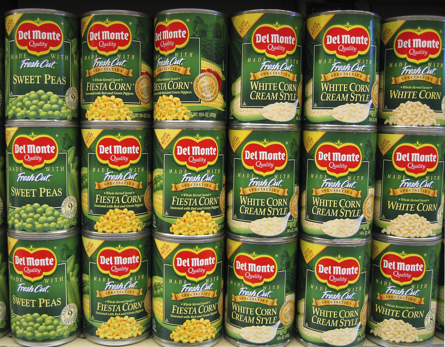 FILE - In this June 22, 2006 file photo, Del Monte canned vegetables are seen for sale in Berkeley,...