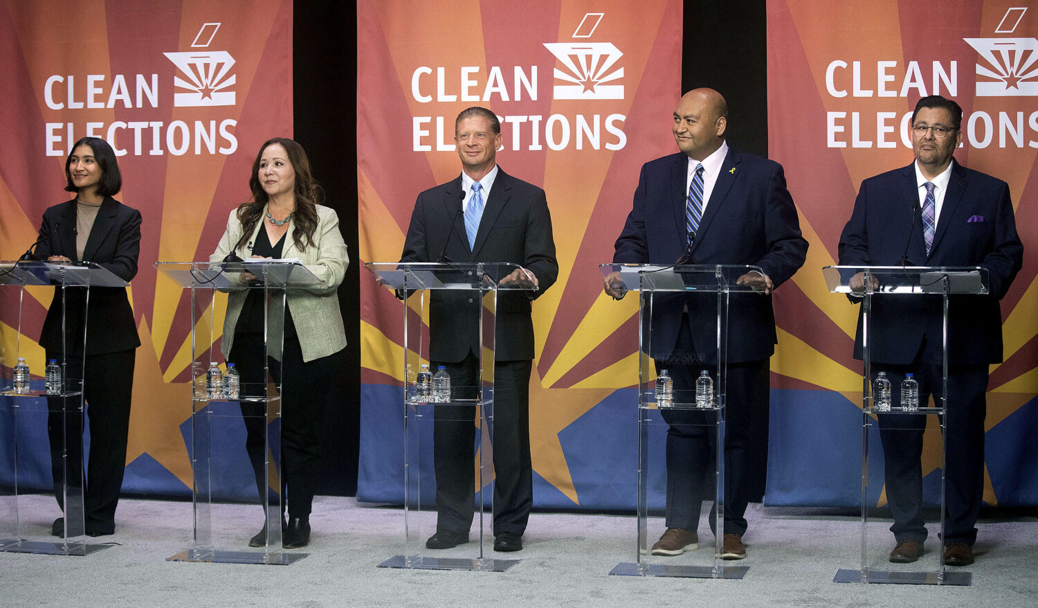 From left to right, Deja Foxx, Adelita Grijalva, Patrick Harris Sr., Daniel Hernandez Jr. and JosÈ...