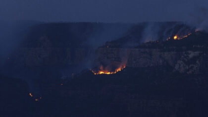 Crews struggle to contain wildfire on the North Rim of the Grand Canyon