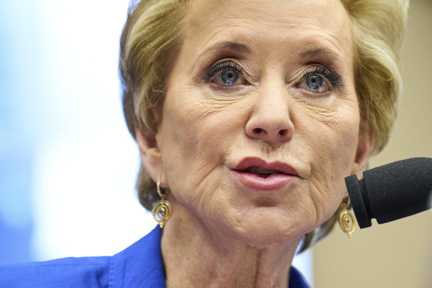 Education Secretary Linda McMahon attends a House Committee on Education and Workforce hearing, Wed...