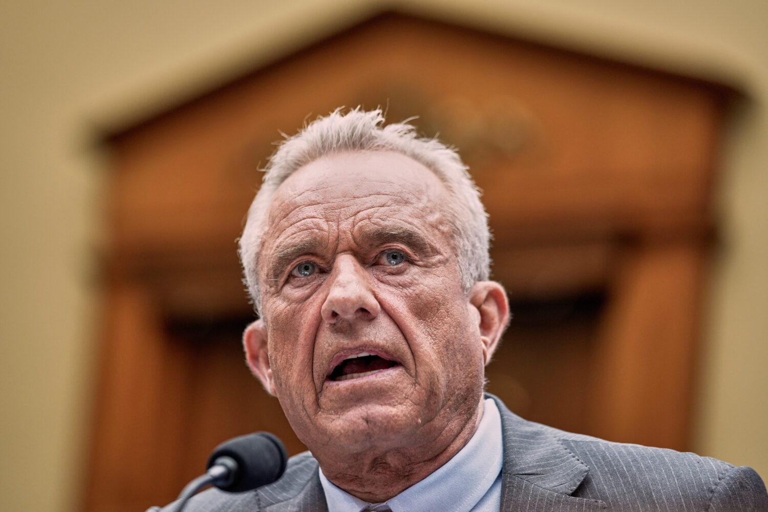 Secretary of Health and Human Services Robert F. Kennedy Jr., testifies during a House Energy and C...