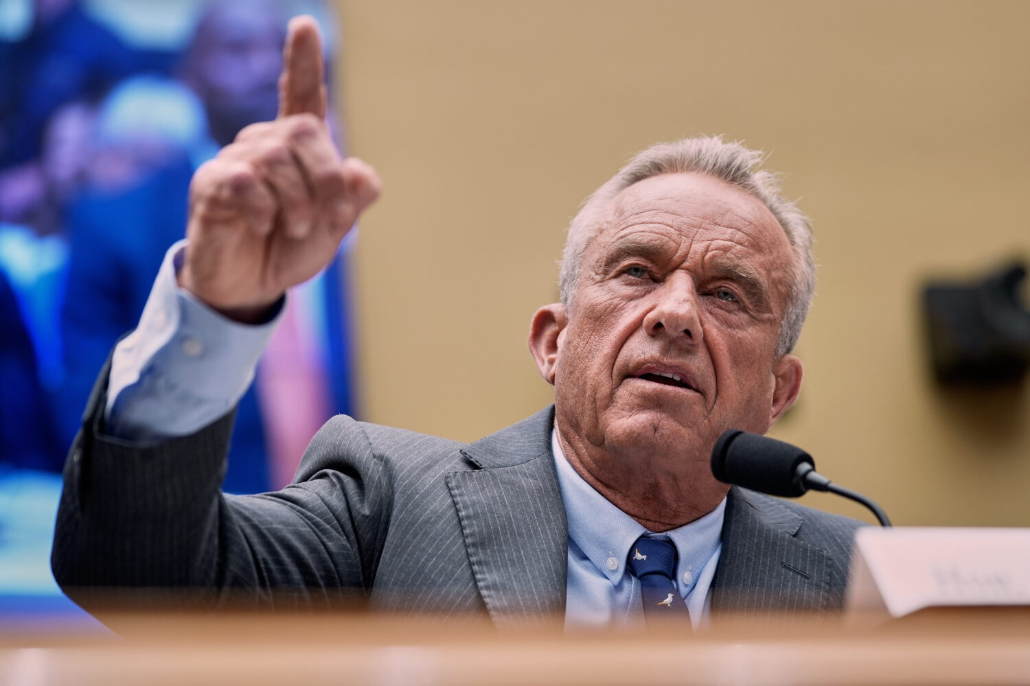 Secretary of Health and Human Services Robert F. Kennedy Jr., testifies during a House Energy and C...