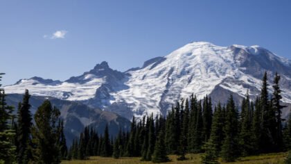 Officials are tracking an earthquake swarm at Mount Rainier but say there is no cause for concern
