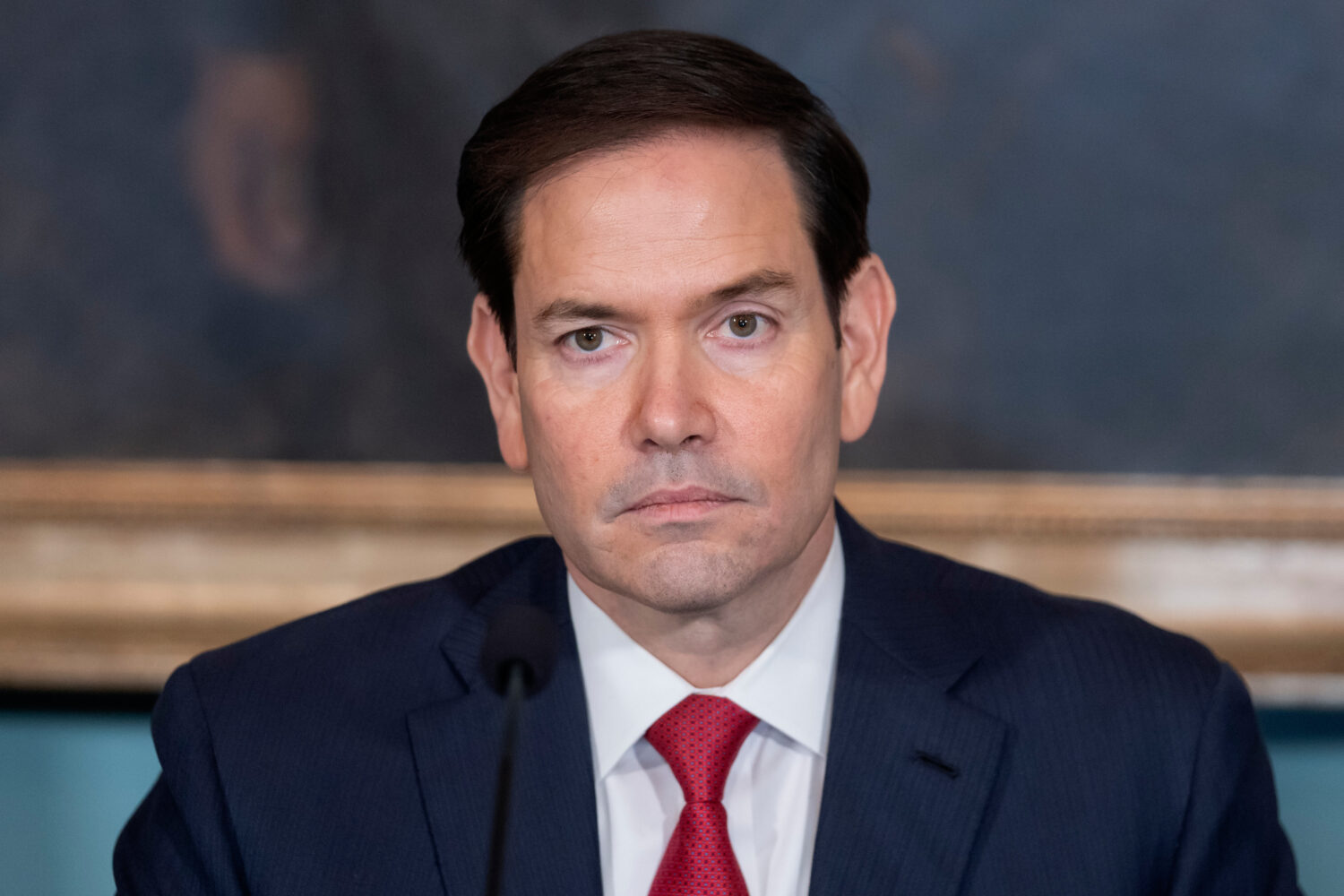 FILE - Secretary of State Marco Rubio attends a signing ceremony for a peace agreement between Rwan...