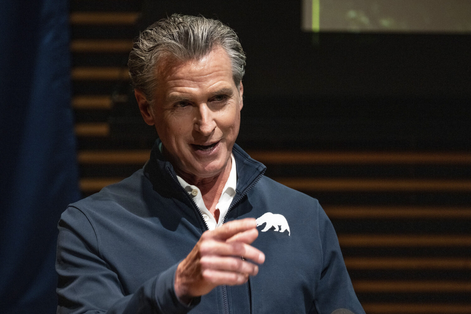 FILE - California Governor Gavin Newsom speaks at Pasadena City College, Monday, July 7, 2025, in P...