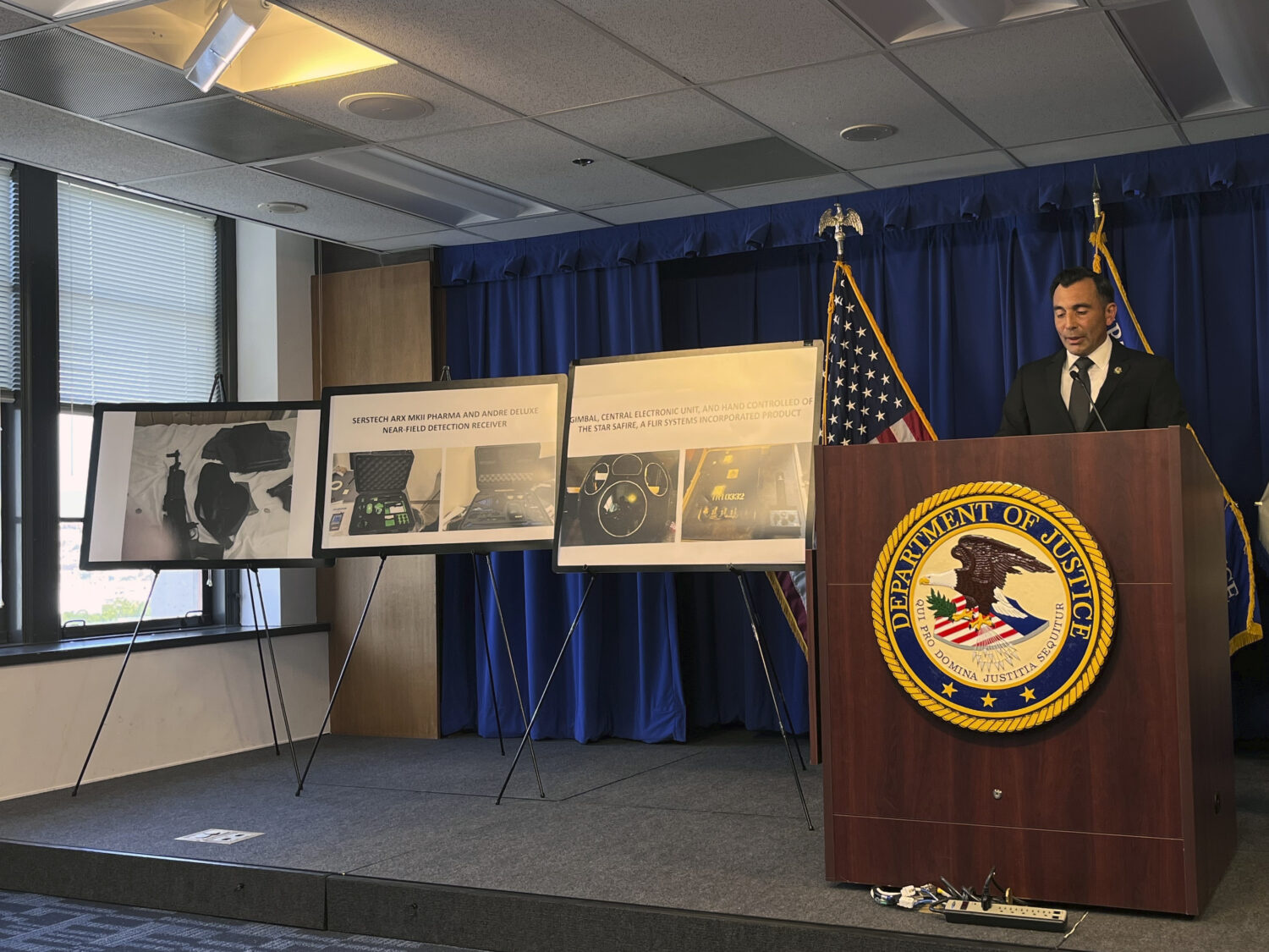 FILE - Martin Estrada, U.S. Attorney in Los Angeles, announced charges on Dec. 3, 2024 against a Ch...